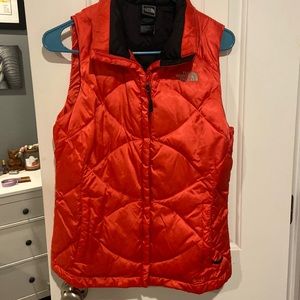 Pink North Face 500 puffy vest